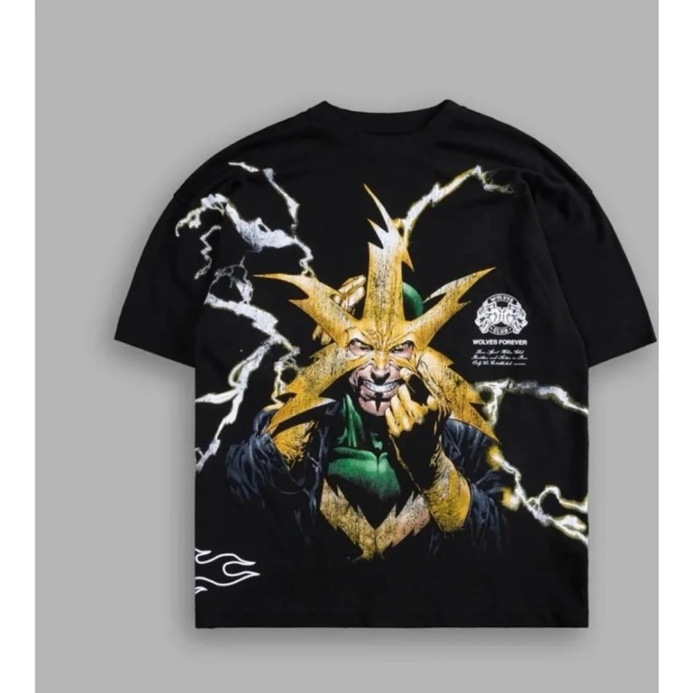 Darc Sport Spider Man Electro Side by Side Tee Size L